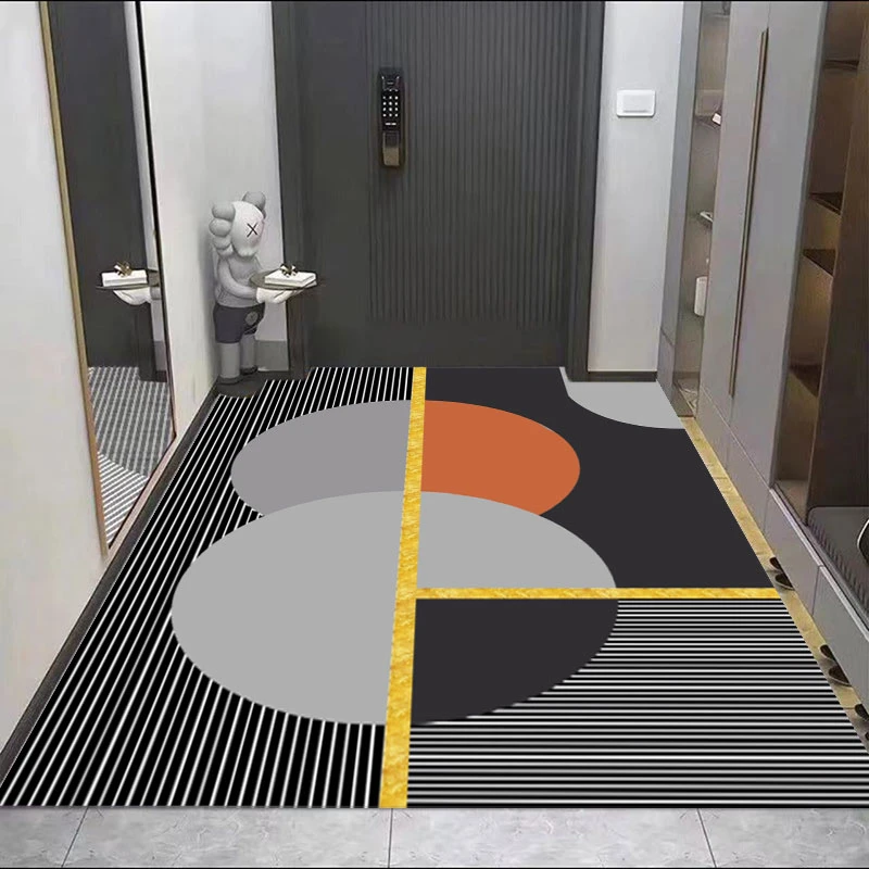 高端硅藻入户门地垫脚垫家用卧室门口垫子进门地毯门垫耐脏可裁剪