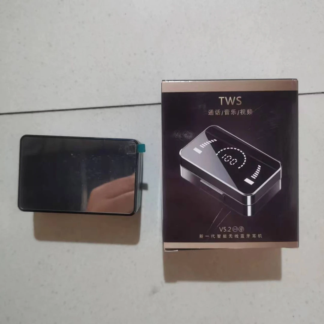 （思锘言专属）新款蓝牙耳机入耳式镜面数显双耳入耳式耳机AD643