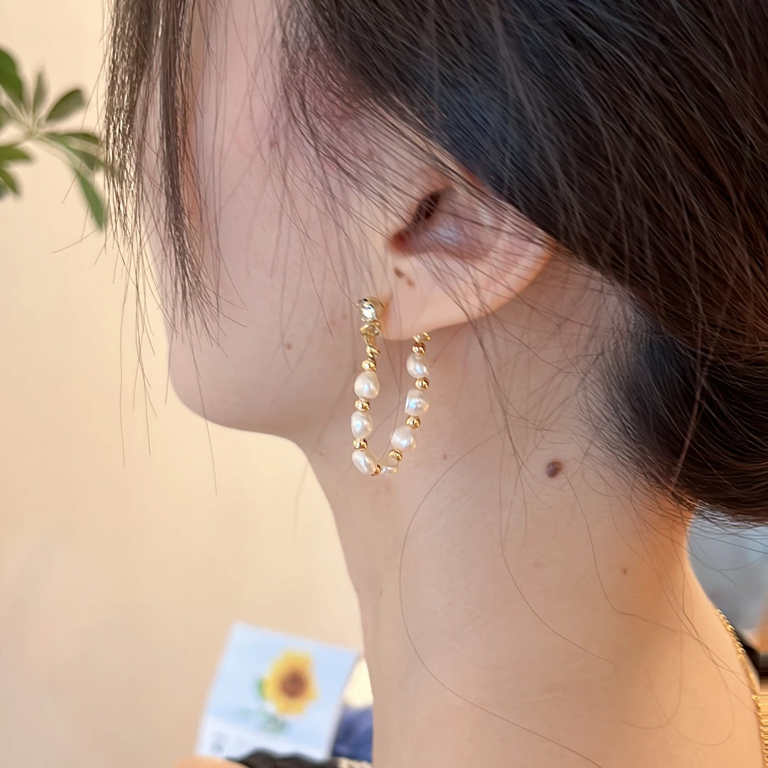 钛钢耳饰 精致女人 新款ins小众个性气质简约手作设计感耳环