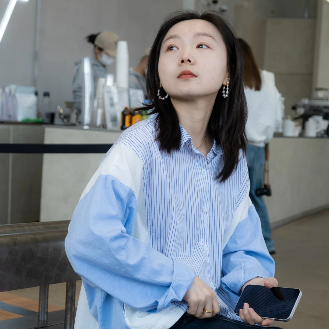 柠檬汽水 | 新款设计感小众条纹拼色衬衫 通勤百搭宽松衬衣女