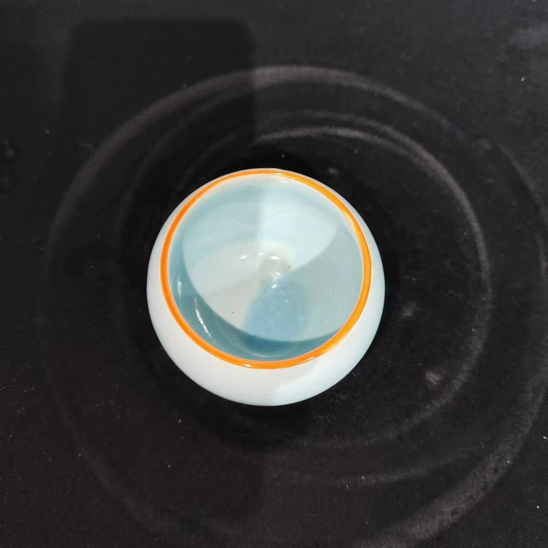 B63花瓶花器单色釉蓝杯