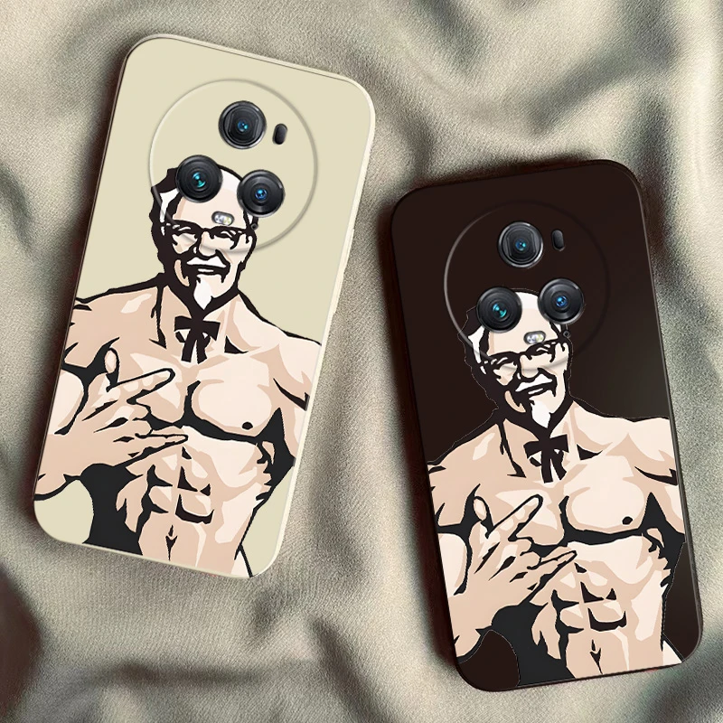 适用于荣耀Magic5至臻版手机壳PGT-AN20国潮校园风软壳小众搞笑