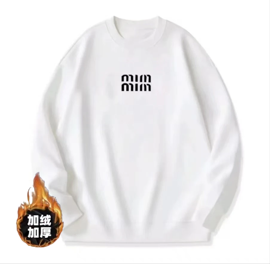 A003【加绒卫衣】重磅圆领卫衣休闲运动男女同款潮流百搭-mim