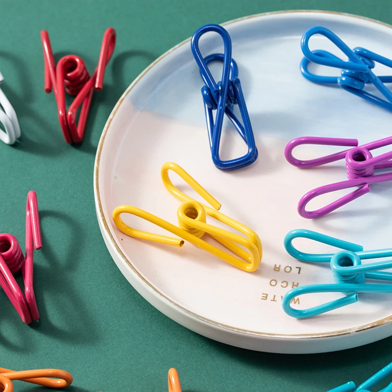 多用途优质防滑无痕收纳夹子内衣袜子衣物强力弹簧耐用晒衣防风夹