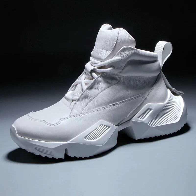 新款运动真皮牛皮手工休闲男鞋头层牛皮包底鞋休闲男士鞋时尚百搭