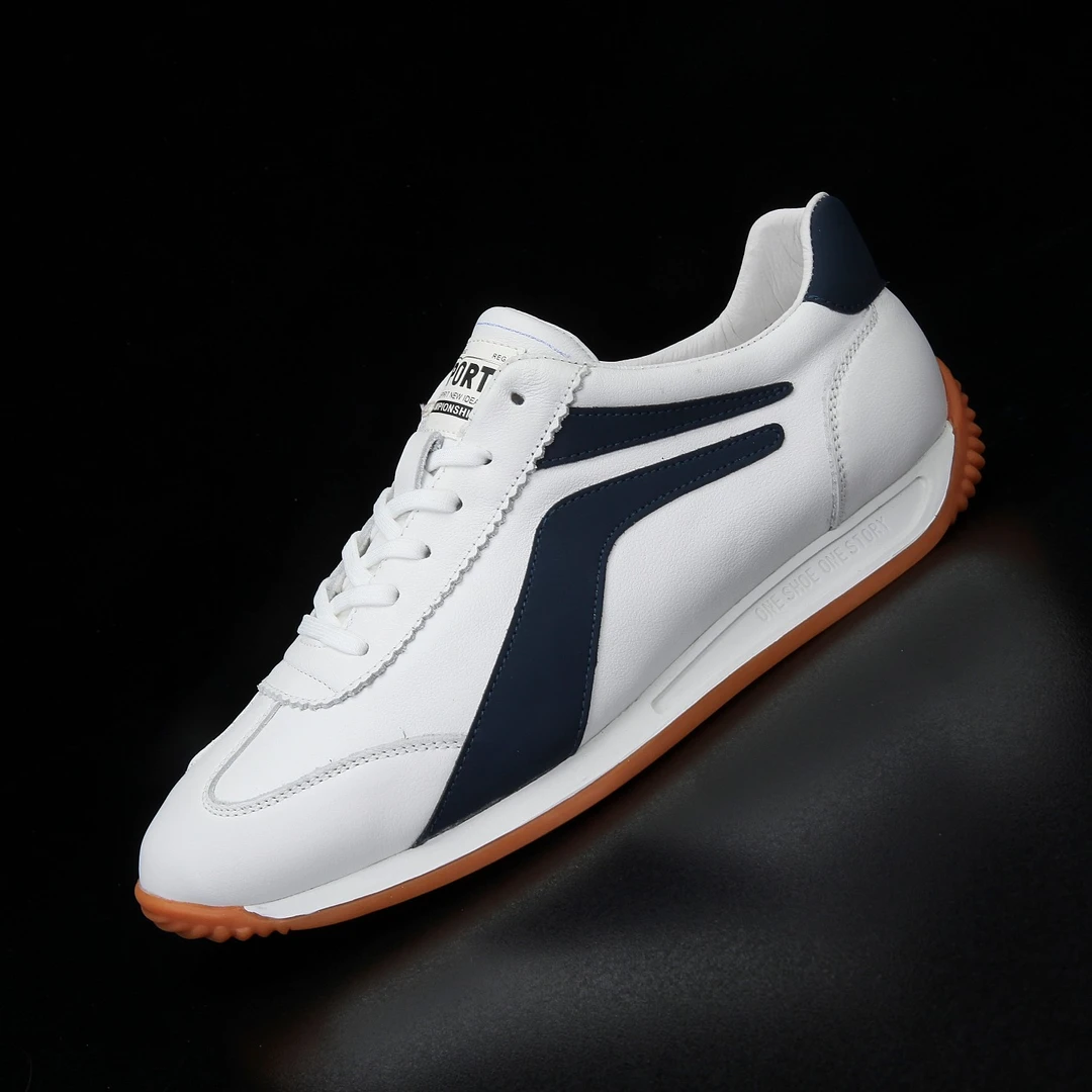 2025新款休闲真皮男鞋头层牛皮透气男士鞋休闲鞋时尚百搭阿甘鞋