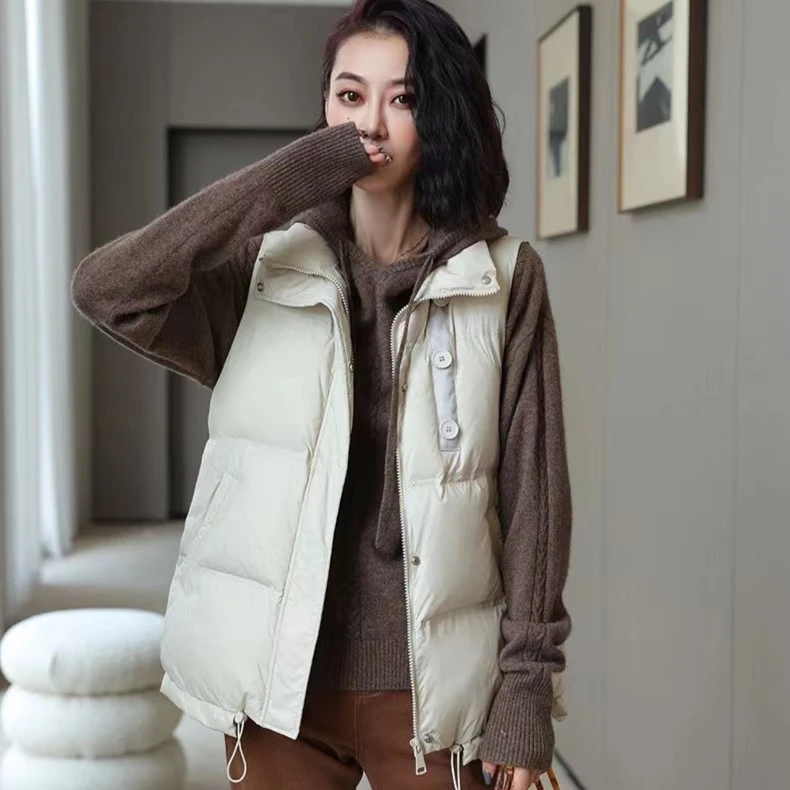 2025#新韩版气质百搭羽绒马甲