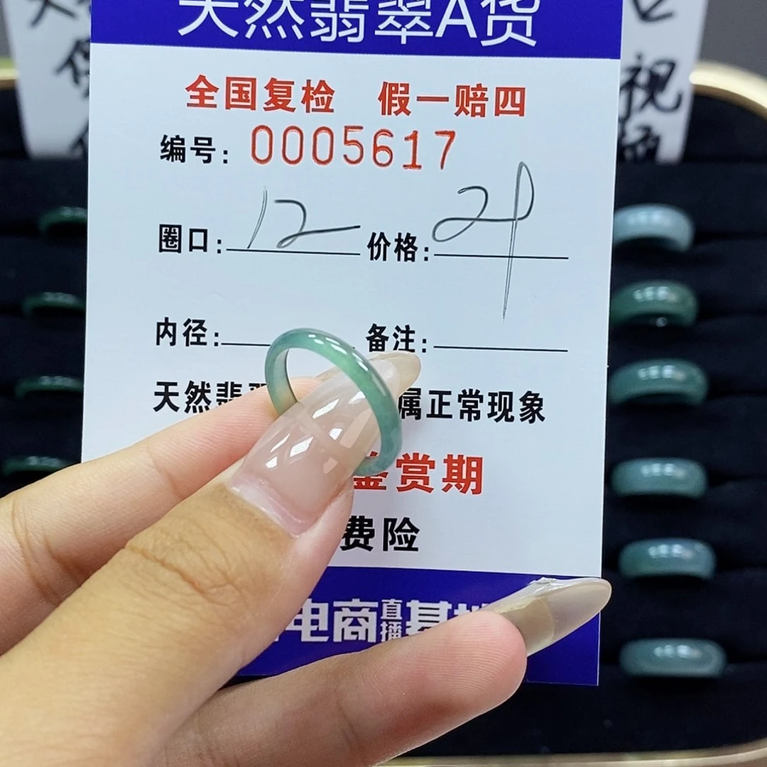 【闪购商品】翡翠戒指未镶嵌     5617
