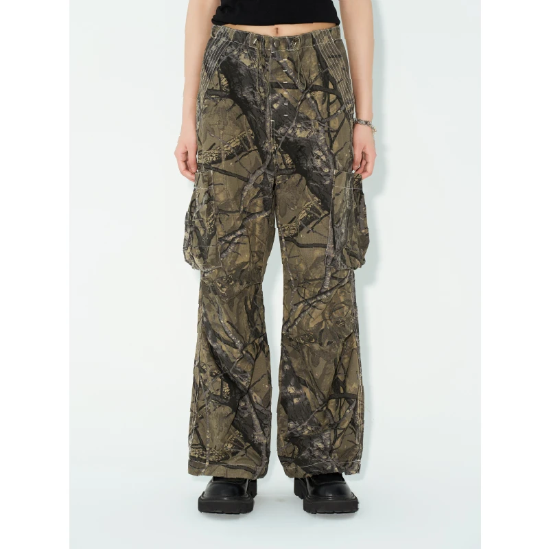 REALTREE伪装迷彩战术工装裤户外休闲裤蓝布屋女装TKBLPNT477