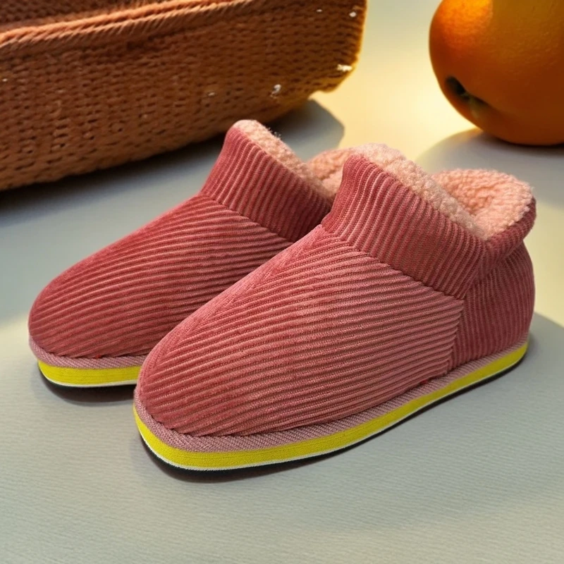 【懒人鞋棉靴】手工棉鞋加绒加厚灯芯绒棉鞋室内毛拖鞋冬季加绒加厚