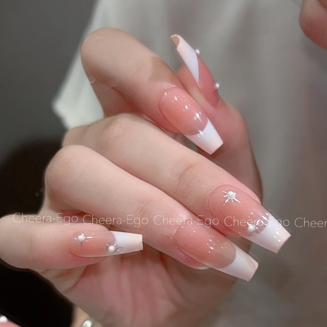 【星星的你】Cheer-ego纯手工夏日INS冰透高品质穿戴甲C390（预售）