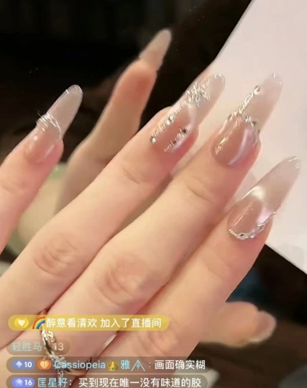 【落雪时分】Cheer-ego纯手工夏日INS冰透高品质穿戴甲C578（预售）