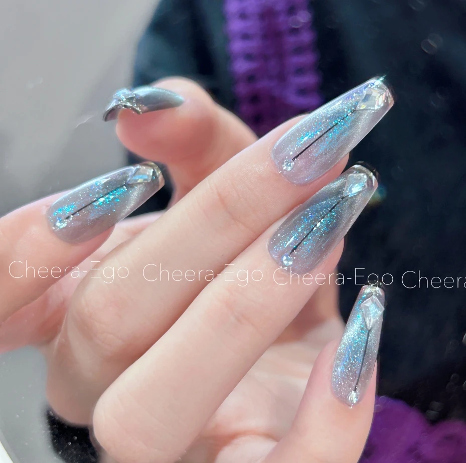 【镜面夜空】Cheer-ego纯手工高品质穿戴甲C270（预售）穿戴式