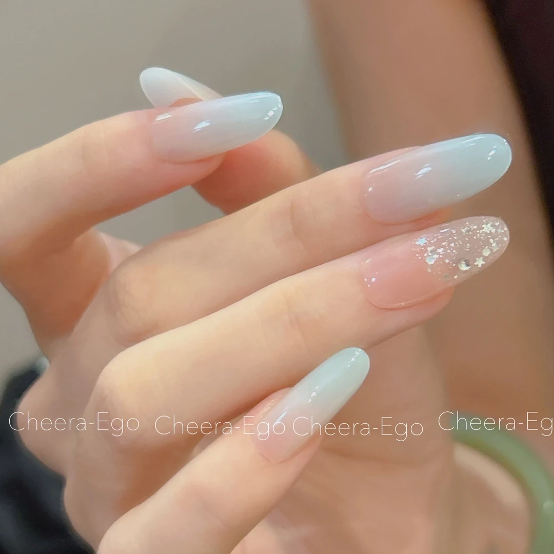 【云朵】Cheer-ego纯手工夏日INS冰透高品质穿戴甲C454（预售）