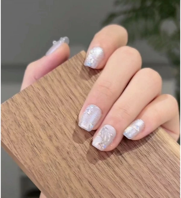 【海豚】Cheer-ego纯手工锆石满钻冰透高品质穿戴甲C297（预售）