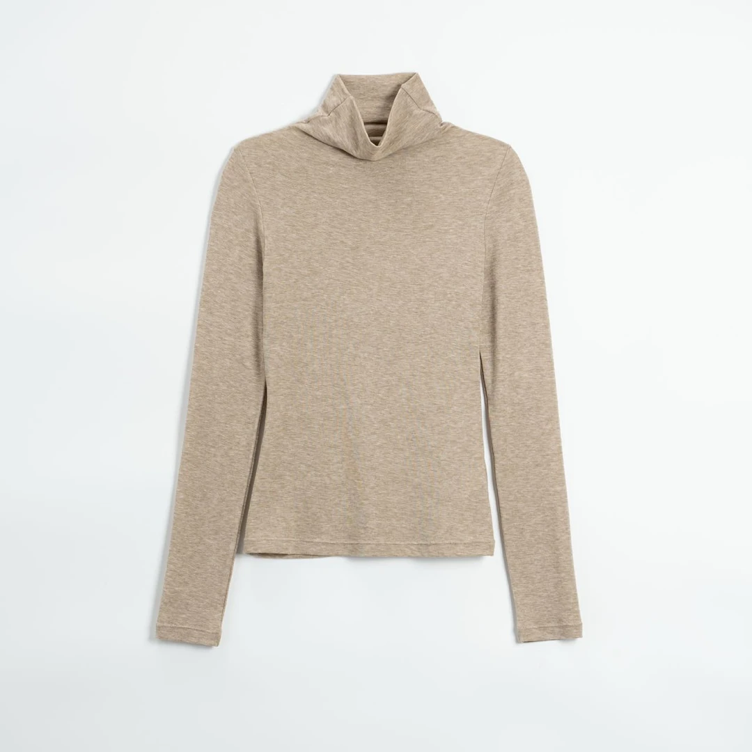 MATKASI 经典单品净版百搭0压感纯色半高领打底衫