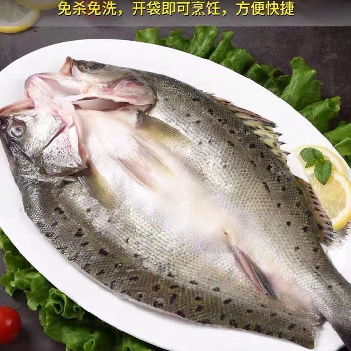 海捕海鲈鱼新鲜冻三去鲜嫩开背去鳞腌制免清理七星鲈鱼500克烤鱼