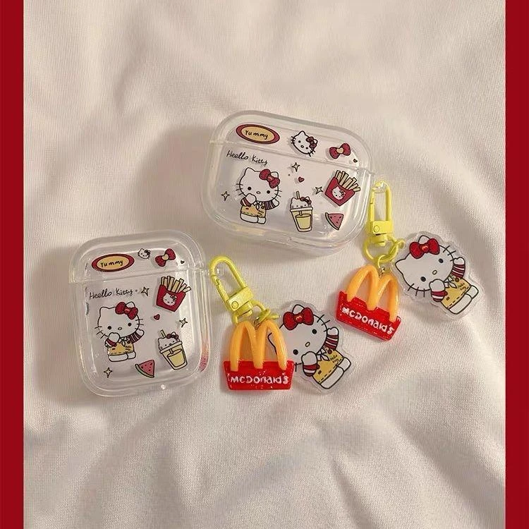 趣味ins凯蒂猫airpods2保护套适用airpods pro2代苹果3代耳机壳