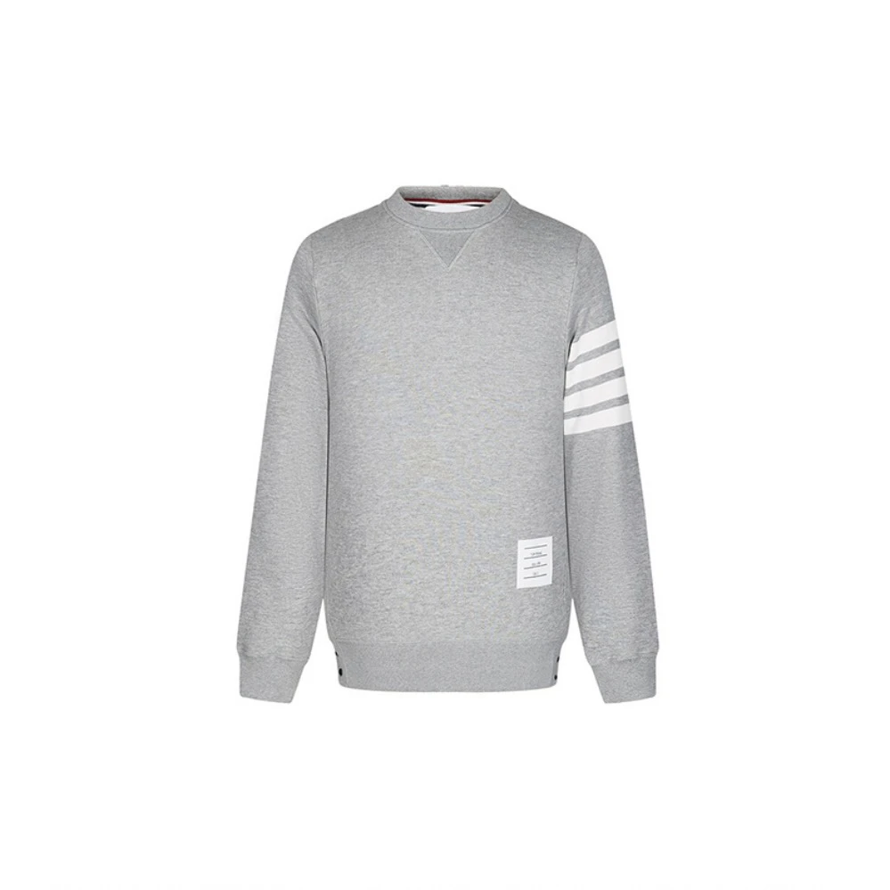 未使用 THOMBROWNE 经典男士灰色运动套头卫衣 套头衫