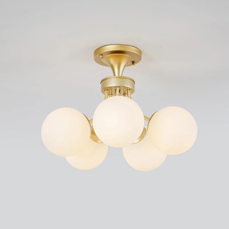 北欧卧室灯简约新款设计师餐厅灯家用衣帽间书房主卧魔豆小吸顶灯