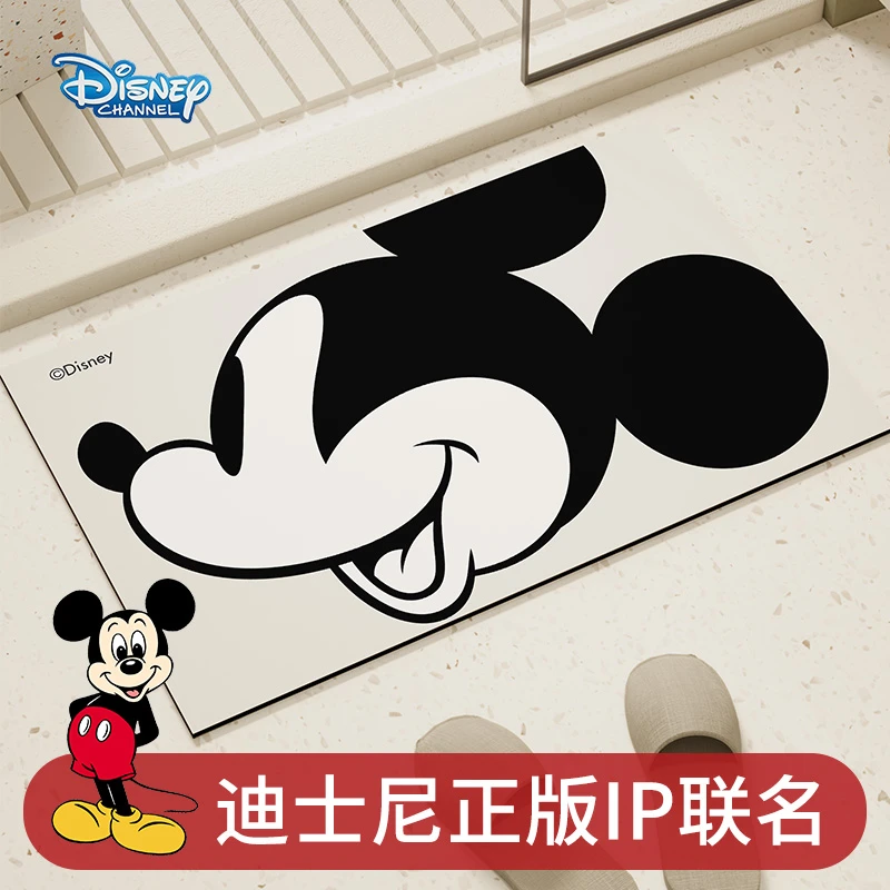 【迪士尼正版授权】浴室地垫吸水防滑硅藻泥软垫免洗卫生间地毯