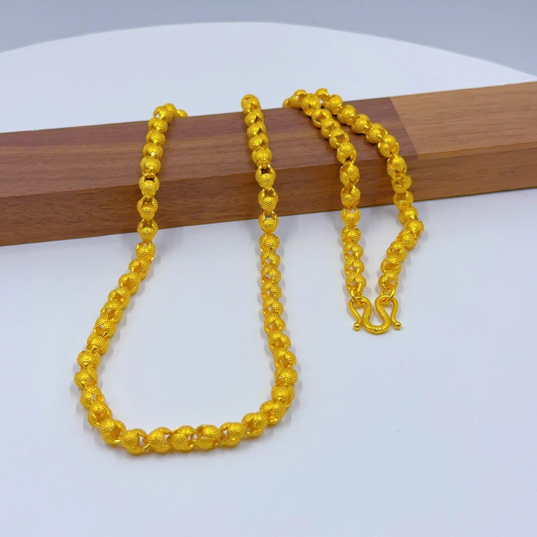 铜合金项链 迪露姿项链百搭日气质0046时尚经典款百搭民族风编织