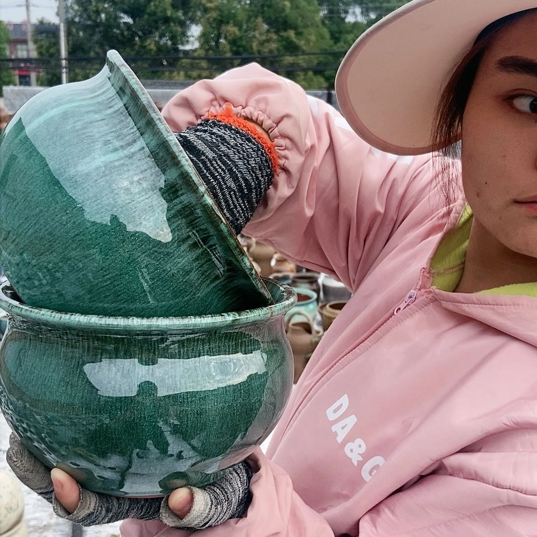 红陶20CM以下王老板花盆1020:502