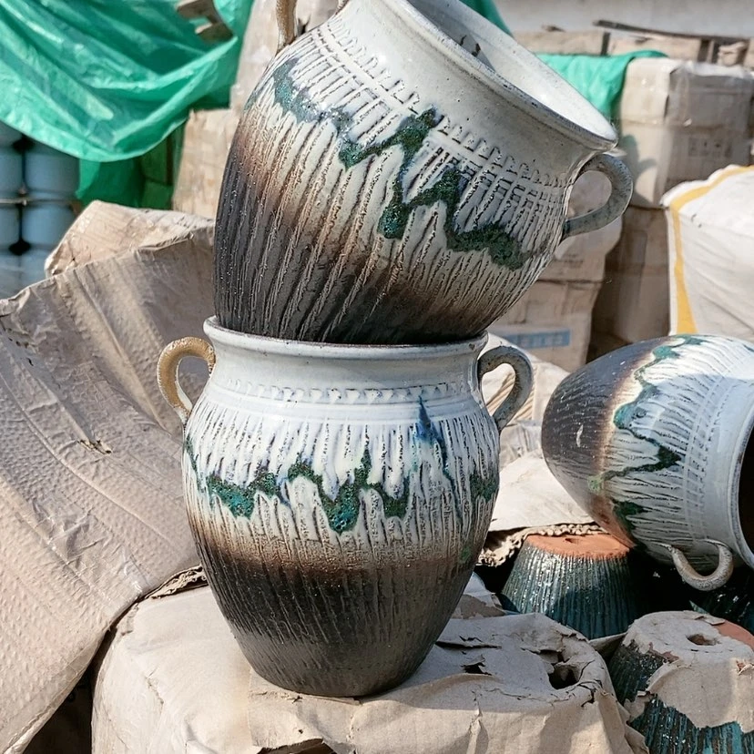 【闪购商品】红陶20CM（含）-50CM（不含）两个吧花纹