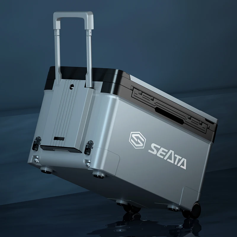 40L带轮钓箱可拉全套免安装新款多功能可坐鱼箱台钓箱大钓鱼箱子