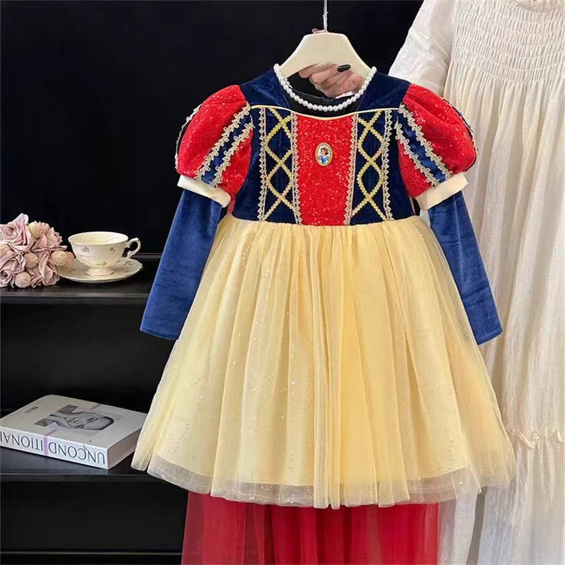 连衣裙儿童裙子童装女童洋气公主裙宝宝春秋长袖夏季小女孩小童