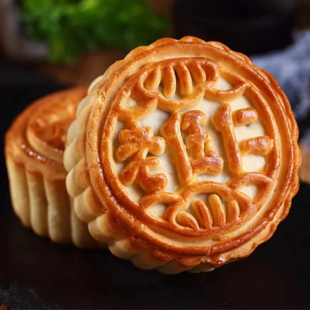 椿生厚 东北传统老式纯伍仁月饼 老伍仁带青红丝 传统中秋节糕点