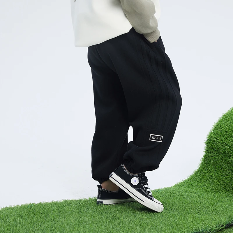 儿童裤子春秋款男童春装运动裤2024春季新款男孩卫裤小孩休闲裤