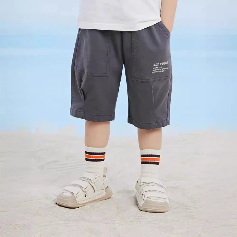 男童短裤夏款儿童七分裤夏薄款宝宝裤子夏季纯棉男孩中裤小童潮裤