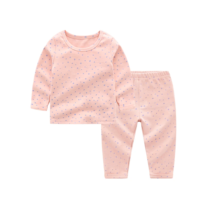 儿童秋衣套装纯棉男童保暖内衣2024新款宝宝棉打底