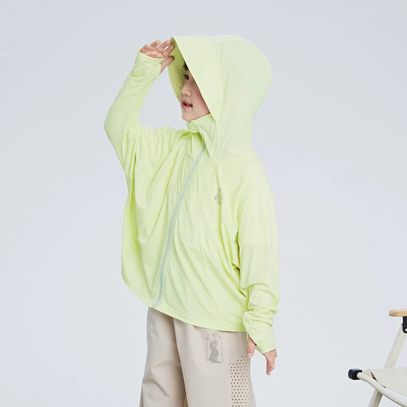 男童防晒衣儿童防晒服带薄款冰丝女童2024夏季透气中小童沙滩外套