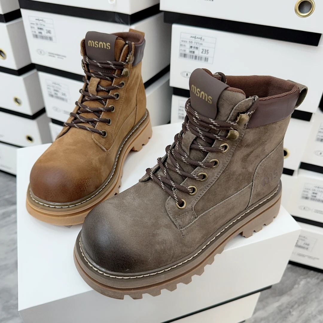 玛莎玛索50-721时尚洋气二棉加绒马丁靴