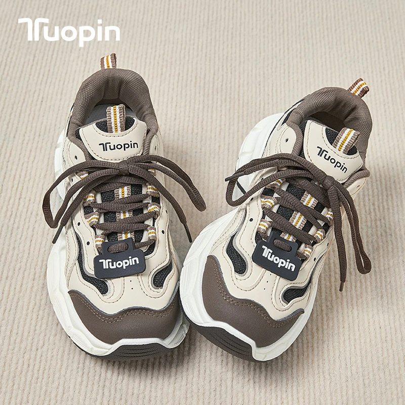 鮀品美拉德老爹鞋女2024新款春季厚底运动鞋女学生百搭休闲跑步鞋