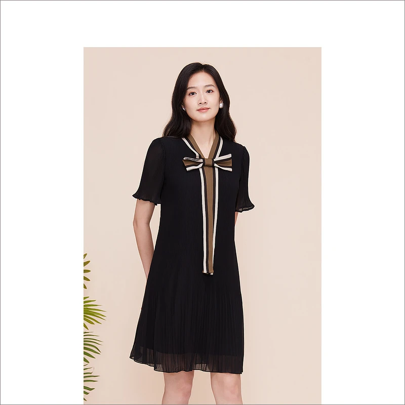 YINER音儿女装夏季气质优雅时尚轻奢法式设计师连衣裙8C63205357