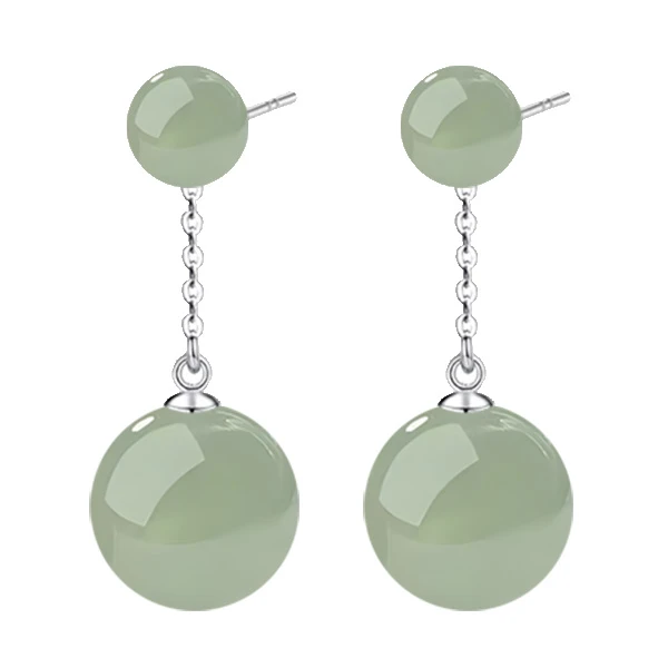 925银耳饰 耳钉耳环女百搭复古风耳坠流苏耳链送妈妈母亲节轻奢潮