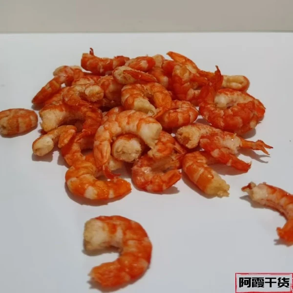 实拍北海大虾仁无壳无沙口感淡淡很鲜甜500g包邮