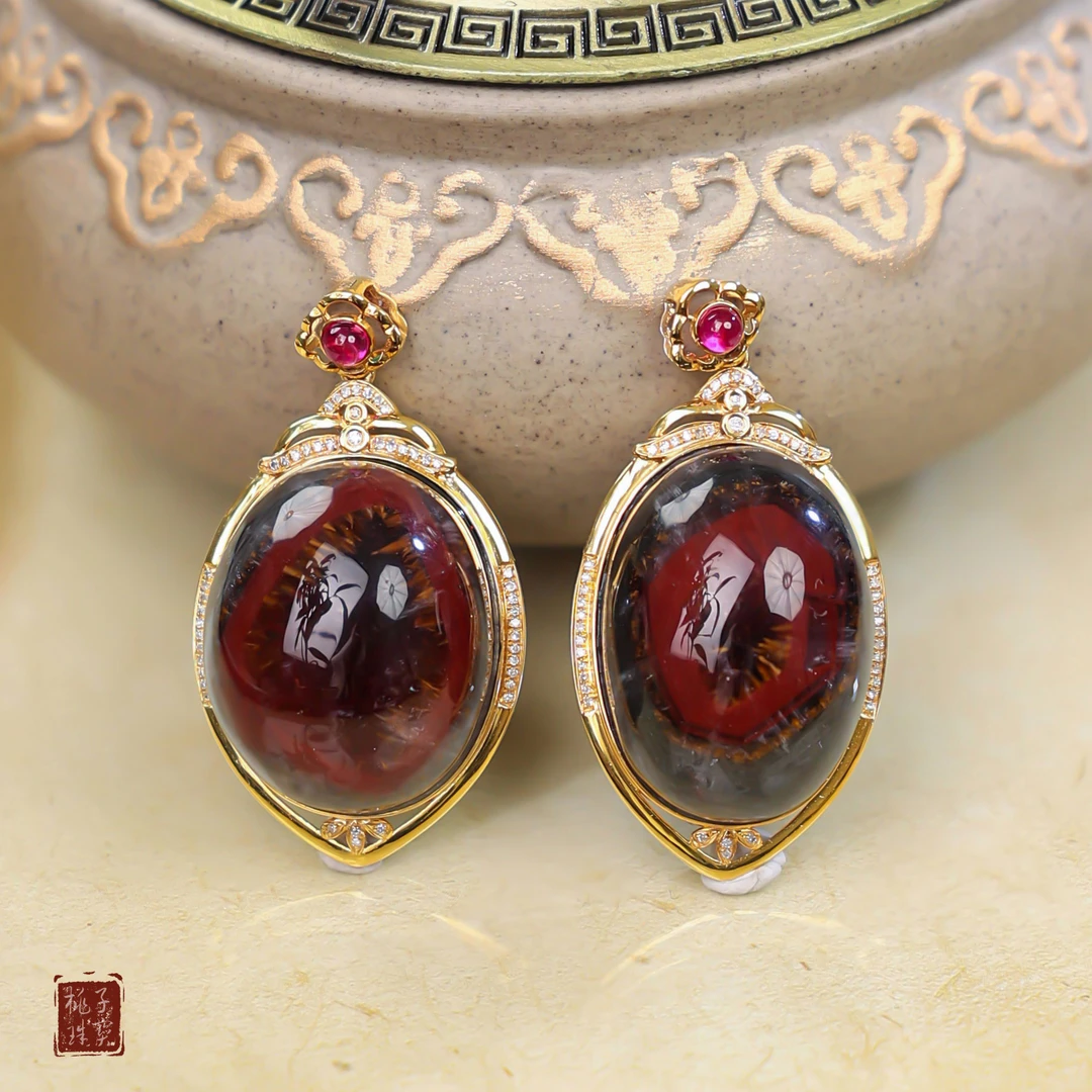 【桃总推荐】18K极光23蛋面吊坠多样性发一件@@ZY31109038