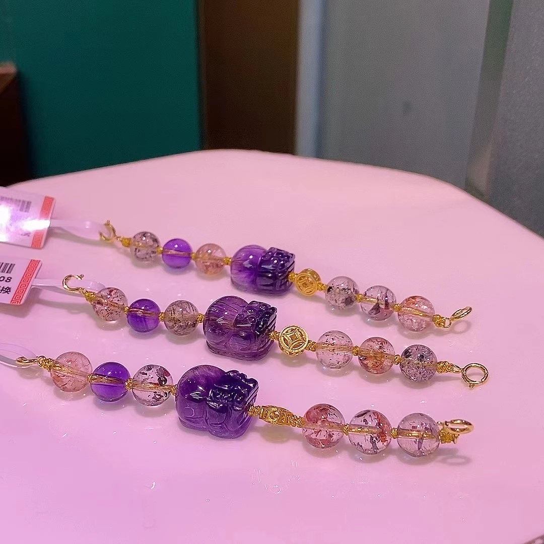 【桃总推荐】diy18k超七貔貅延长链多样性发一件@@ZY31128008