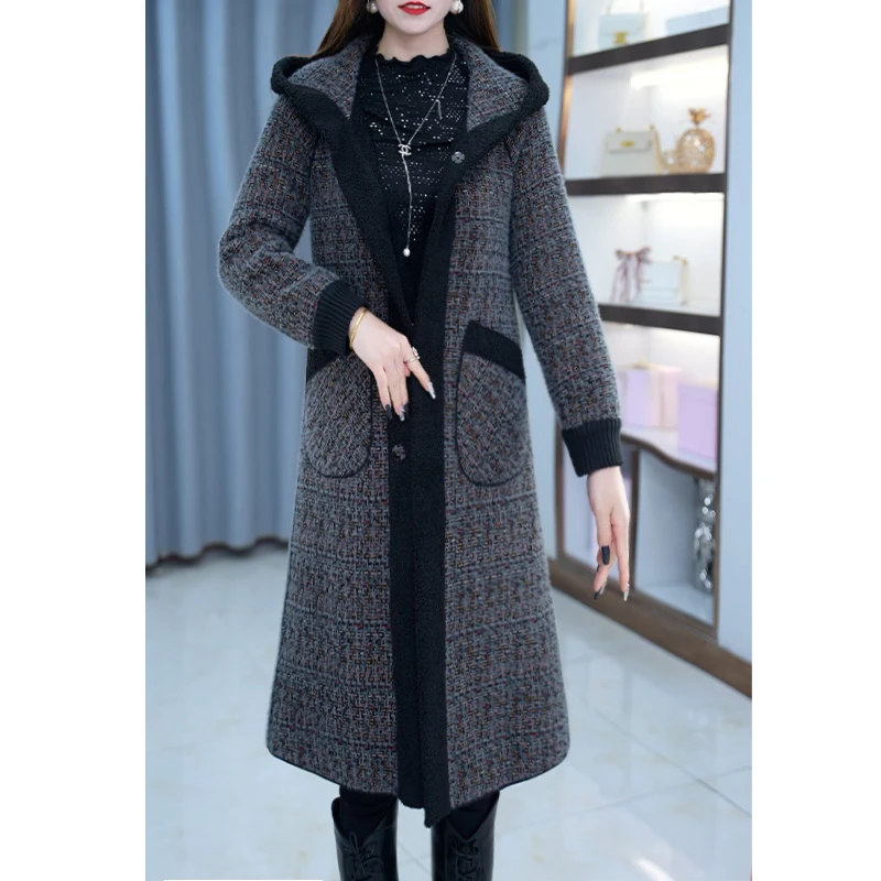 【两面穿】优雅新款气质时尚减龄休闲收腰显瘦毛呢外套22787-LDD