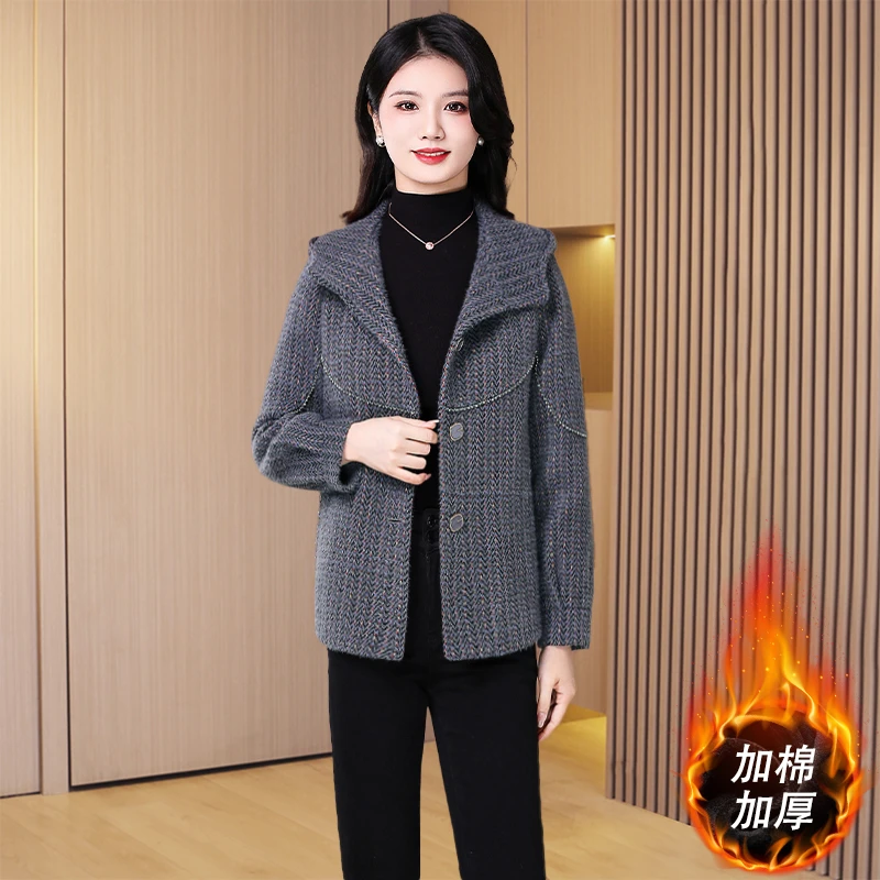 优雅新款气质时尚大气减龄休闲收腰显瘦短外套23091-LDD