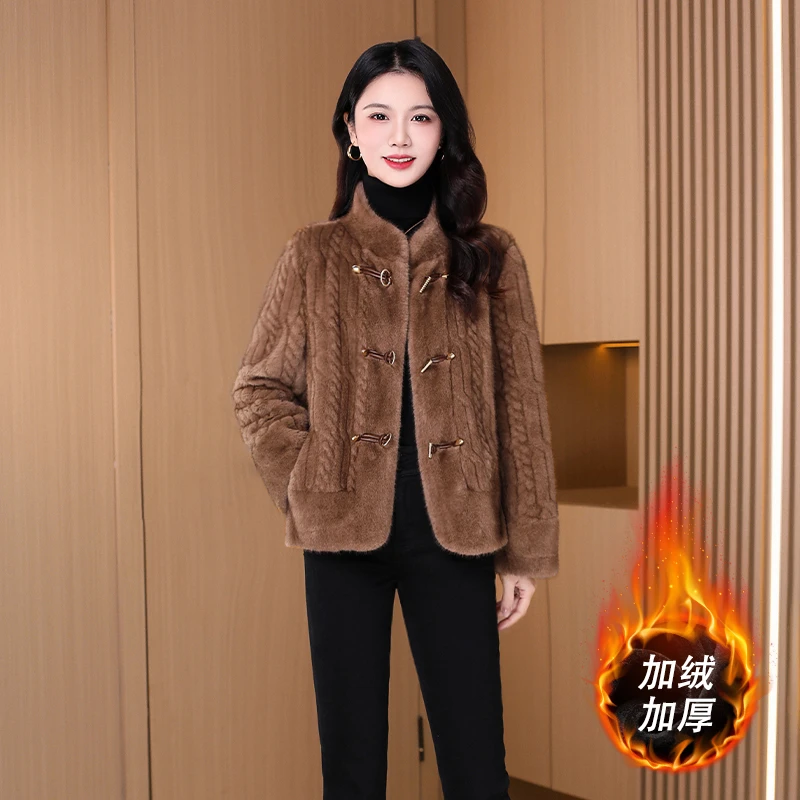 优雅新款气质时尚大气减龄休闲收腰显瘦毛呢外套23341-DXD