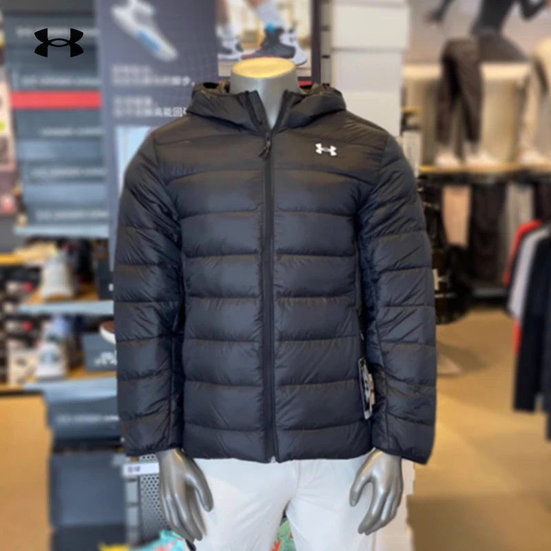 安德玛UA男装冬季新款训练运动保暖舒适夹克外套羽绒服1385837