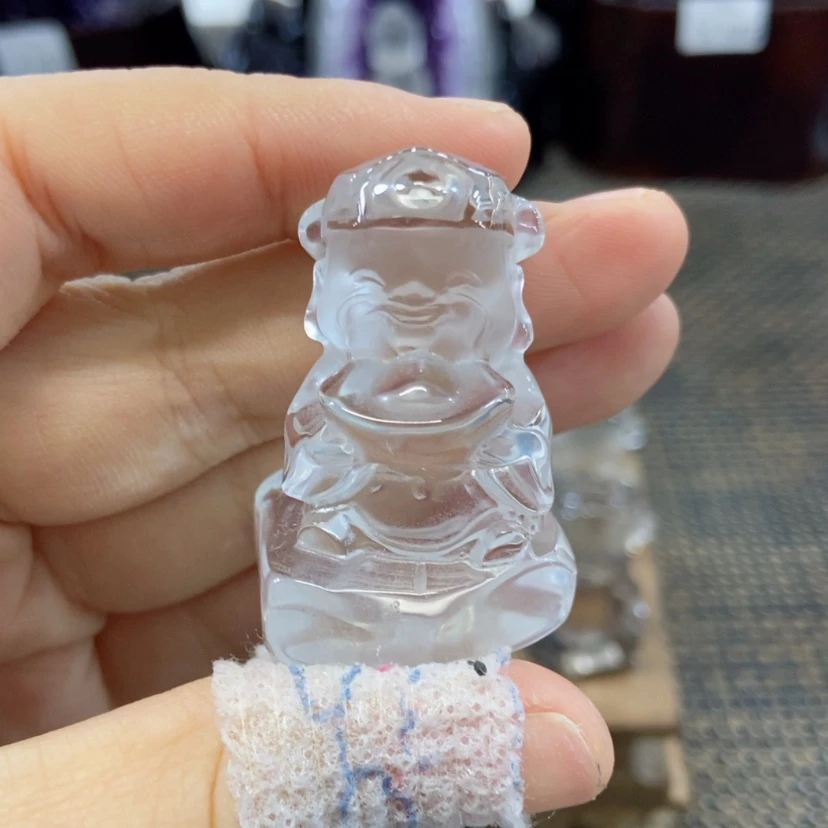 【闪购商品】紫晶摆件未镶嵌萌**_