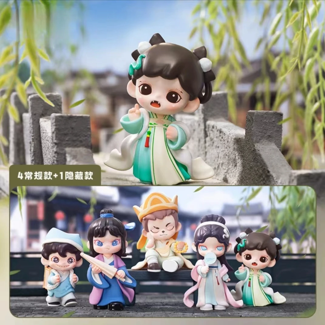 【拆盒】印象西湖白蛇传奇系列潮玩盲盒手办摆件