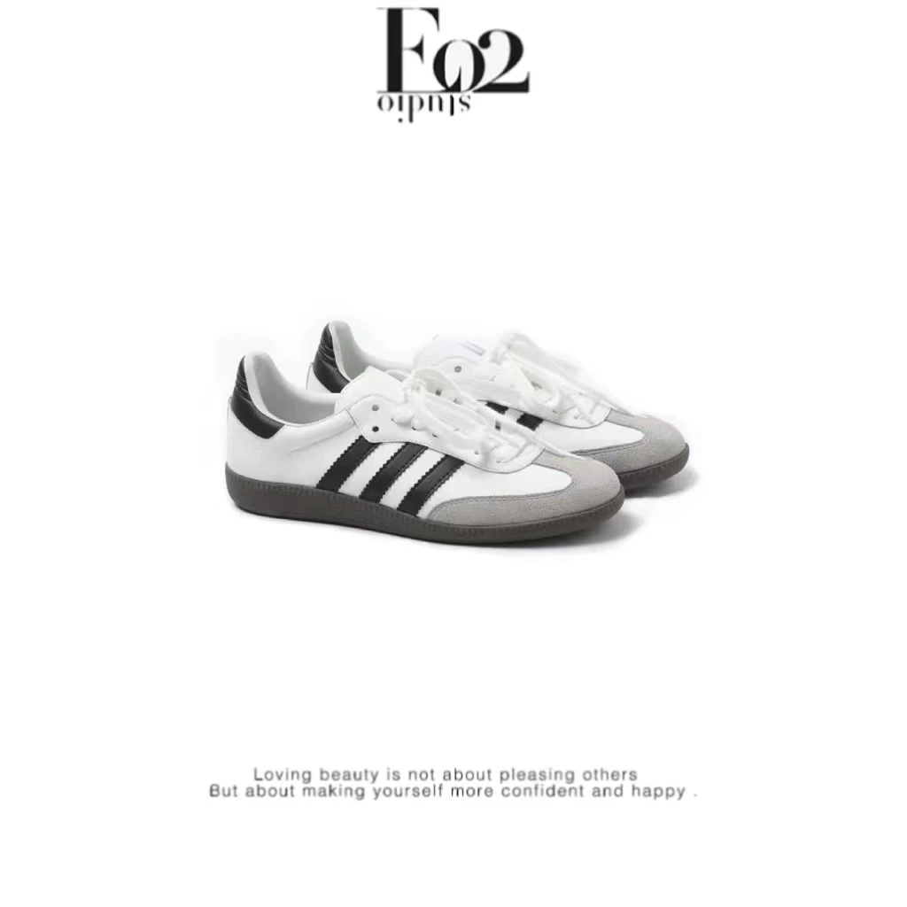 三道杠/EMBRACE GROWTH/复古真皮经典板鞋休闲运动低帮系带24A118