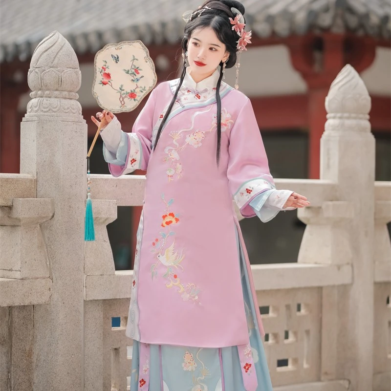 古装汉服喜娘服中式婚礼传统古代清朝少奶奶衣服民国风女装秀禾服